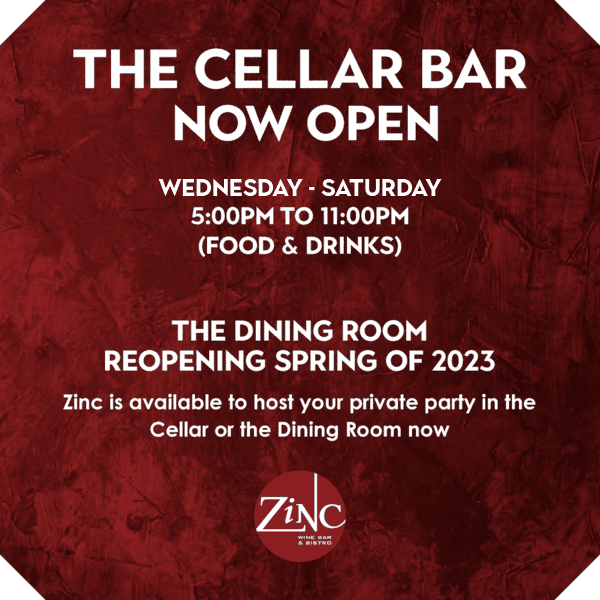 Albuquerque Restaurant Week 2020 Zinc Wine Bar & Bistro